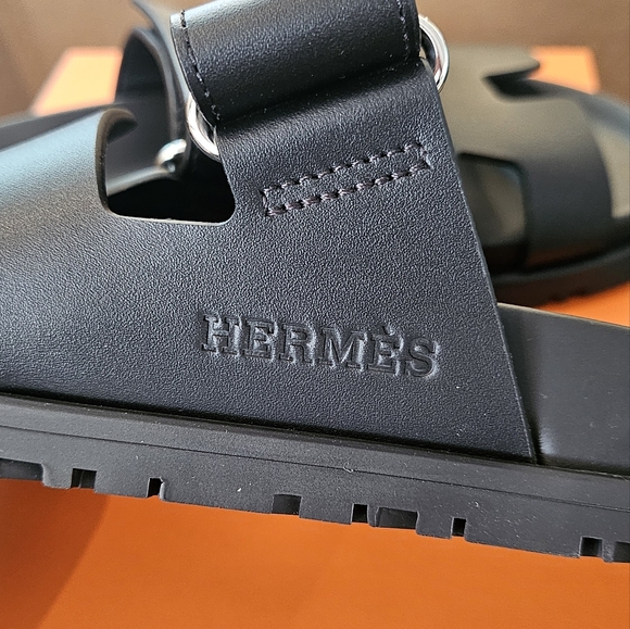 SOLD. Hermes Chypre Sandals - Picture 5 of 6